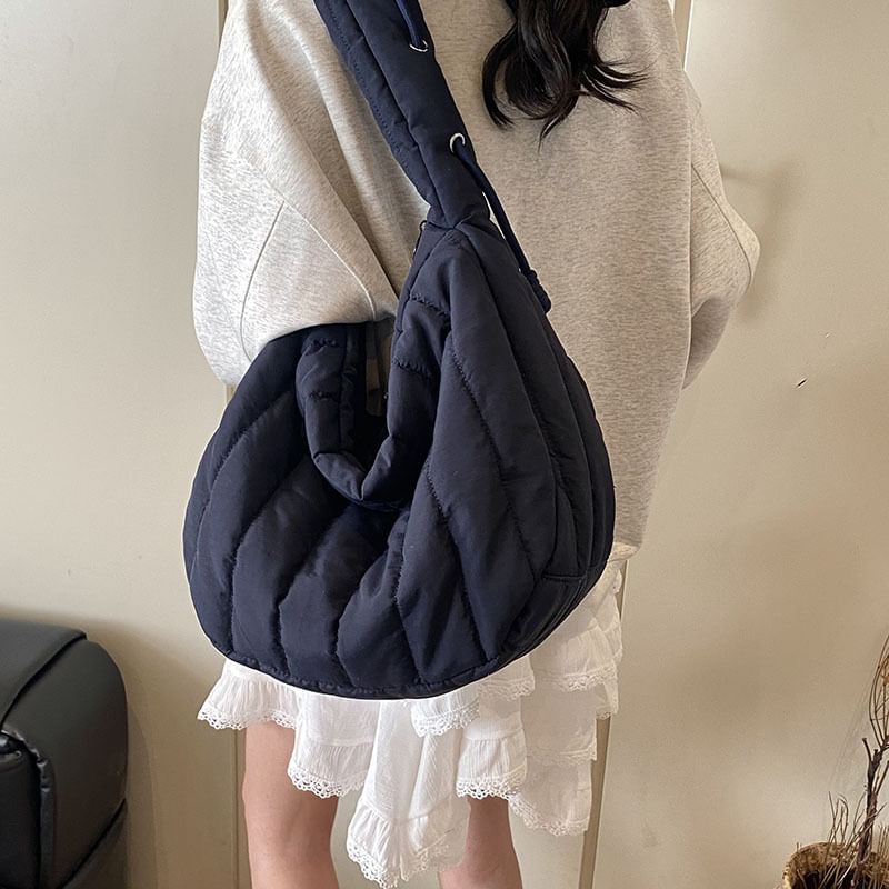 Shoulder Plain Bag Quilted