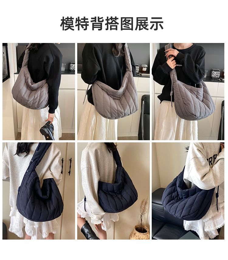 Shoulder Plain Bag Quilted