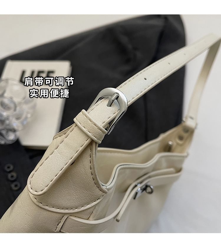 Leather Faux Bag Shiny Shoulder