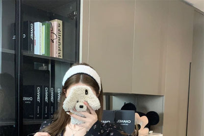 Dress / Floral Print Mini Panel Top Plaid Cardigan Crop Cami