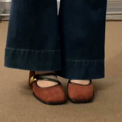 Mary Chunky Shoes Jane Heel