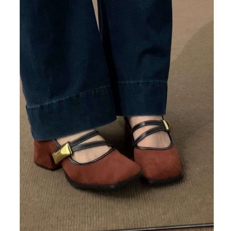 Mary Chunky Shoes Jane Heel