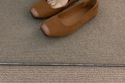 Flats Square-Toe