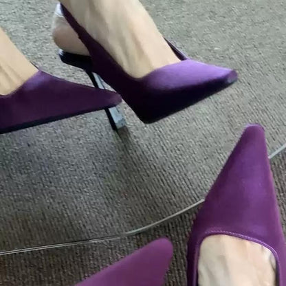 Stiletto Pumps Slingback Heel