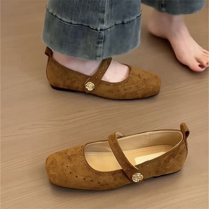 Square-Toe Mary Shoes Jane