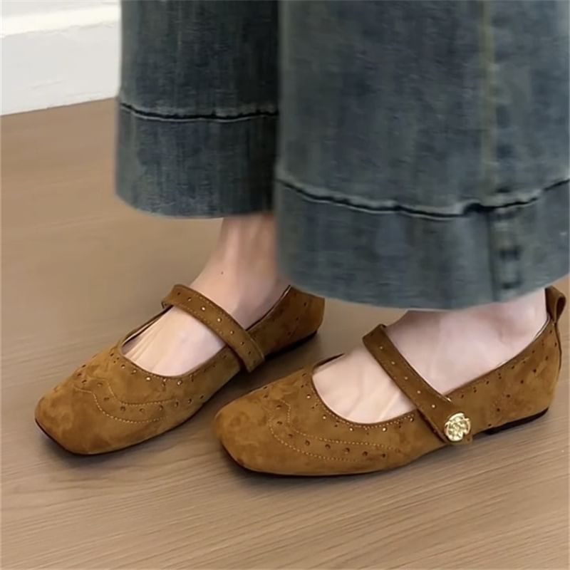 Square-Toe Mary Shoes Jane