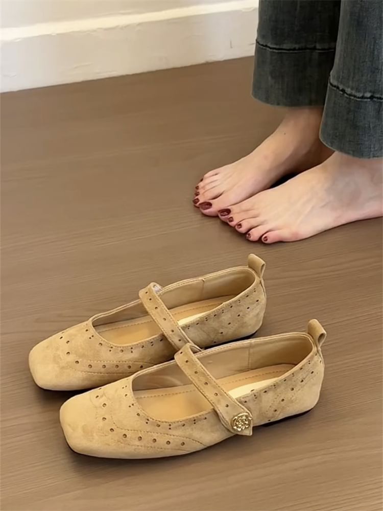 Square-Toe Mary Shoes Jane