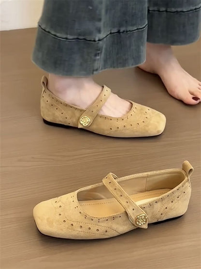 Square-Toe Mary Shoes Jane