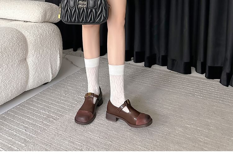 Toe Mary Heel Cap Block Pumps Jane