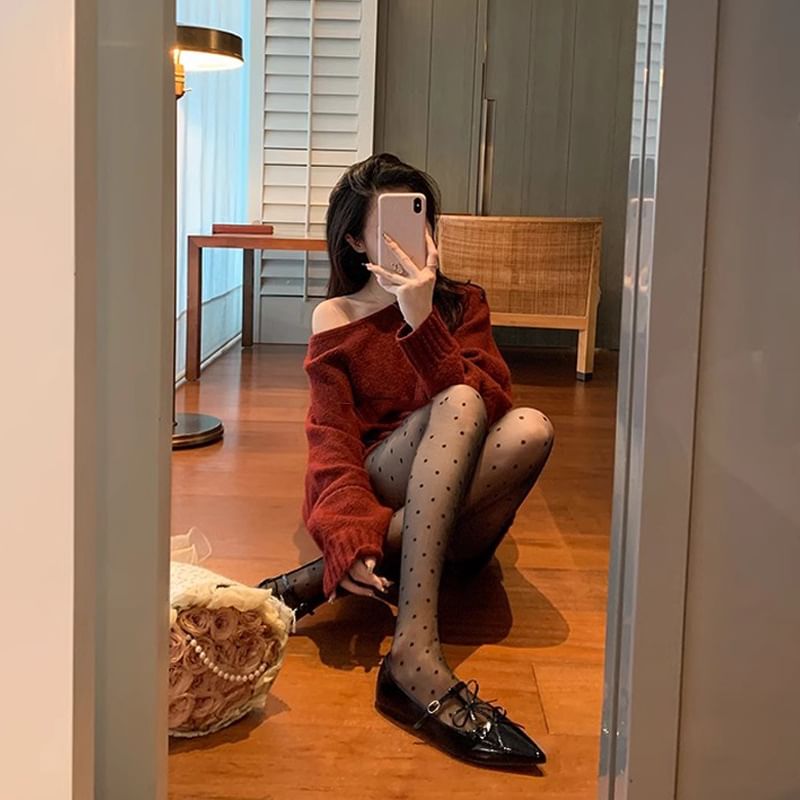 Jane Flats Bow Mary Pointed