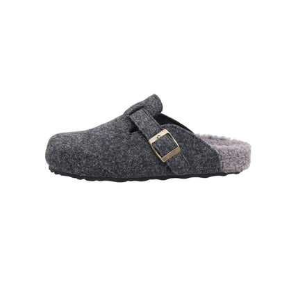 Mules Buckled Slip-Ons /