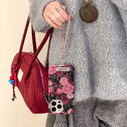 Set / Case Strap Floral Phone