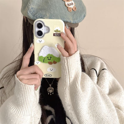 Case Mountain Embroidered Phone