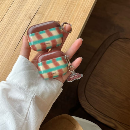AirPods / Plaid Skin Pro Charm Set Earphone Case