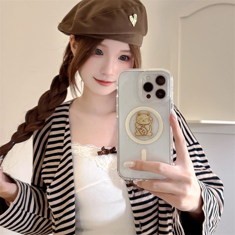 Phone Cat with Magnetic MagSafe) (Compatible Lucky Case