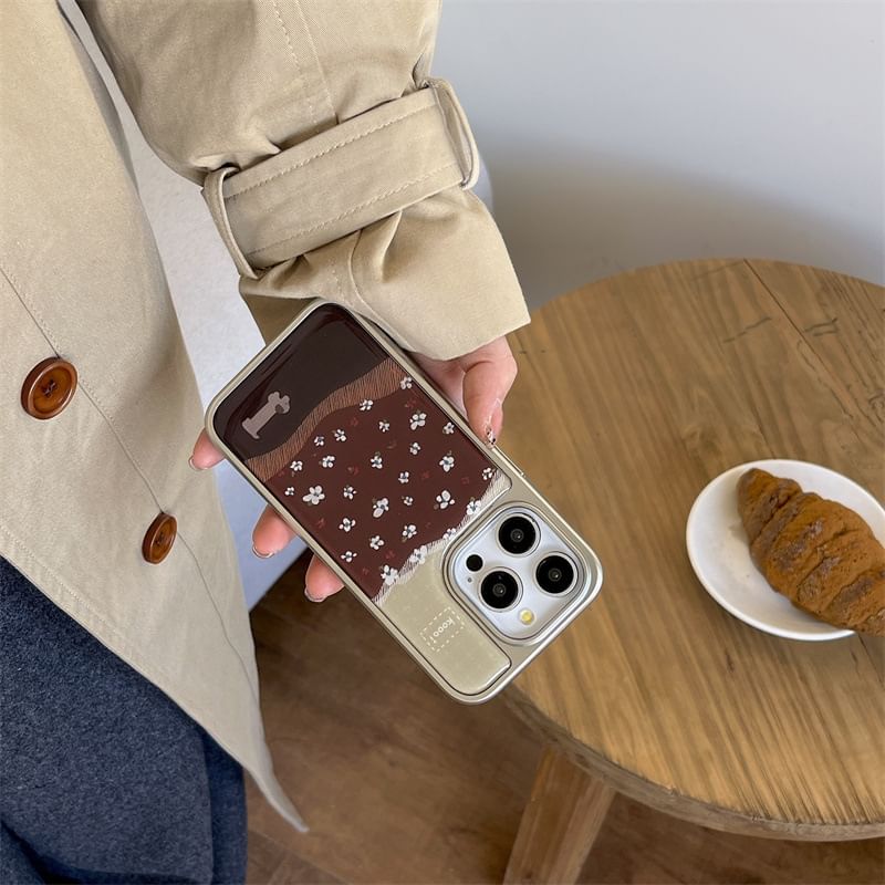 Case Floral Dog Phone