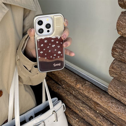 Case Floral Dog Phone