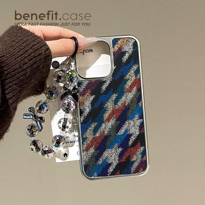 Strap Case Houndstooth / Phone Set