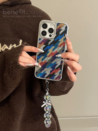 Strap Case Houndstooth / Phone Set