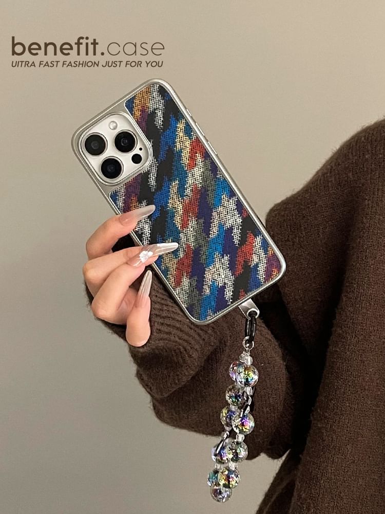 Strap Case Houndstooth / Phone Set
