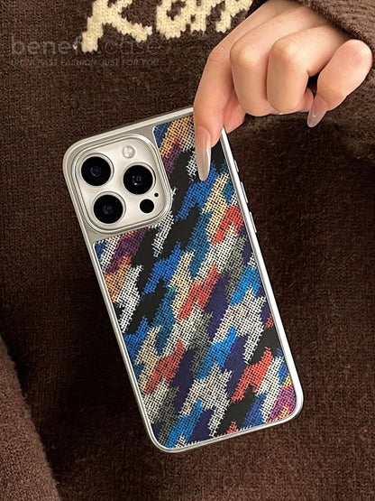 Strap Case Houndstooth / Phone Set