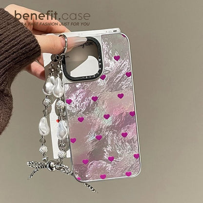 Phone Case Set Heart Strap /