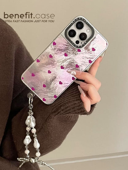Phone Case Set Heart Strap /