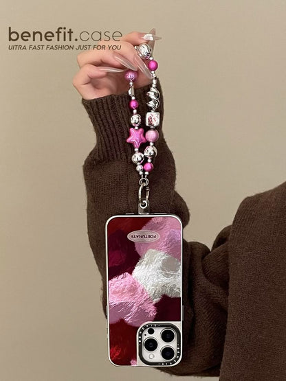 / Phone Set Strap Heart Case