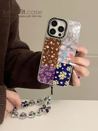 Set Floral Strap Case Phone /