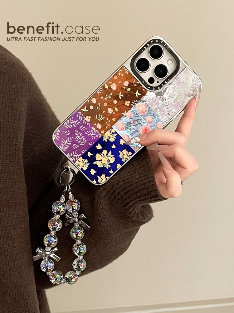 Set Floral Strap Case Phone /