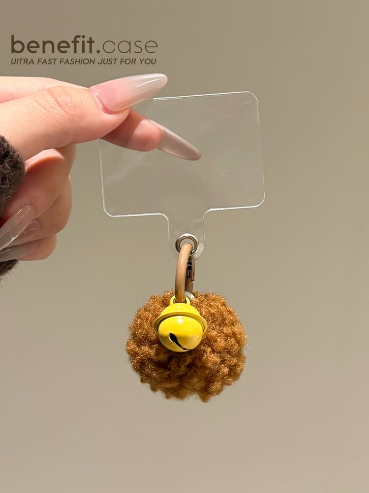Bell Charm Pom Phone