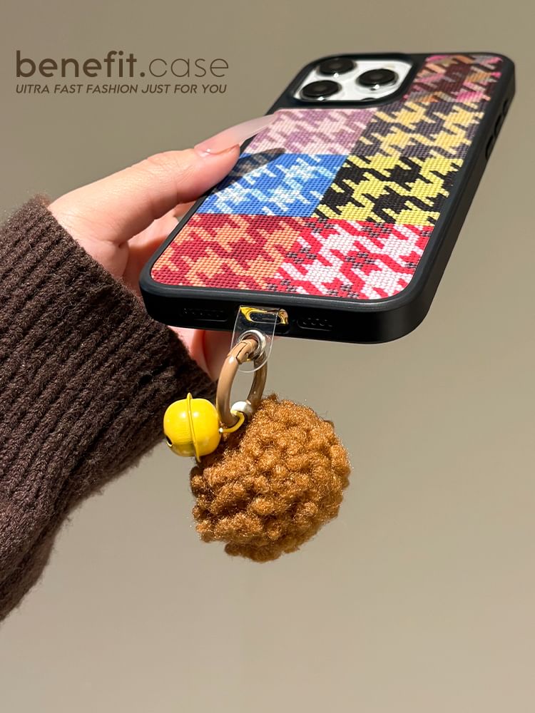 Bell Charm Pom Phone