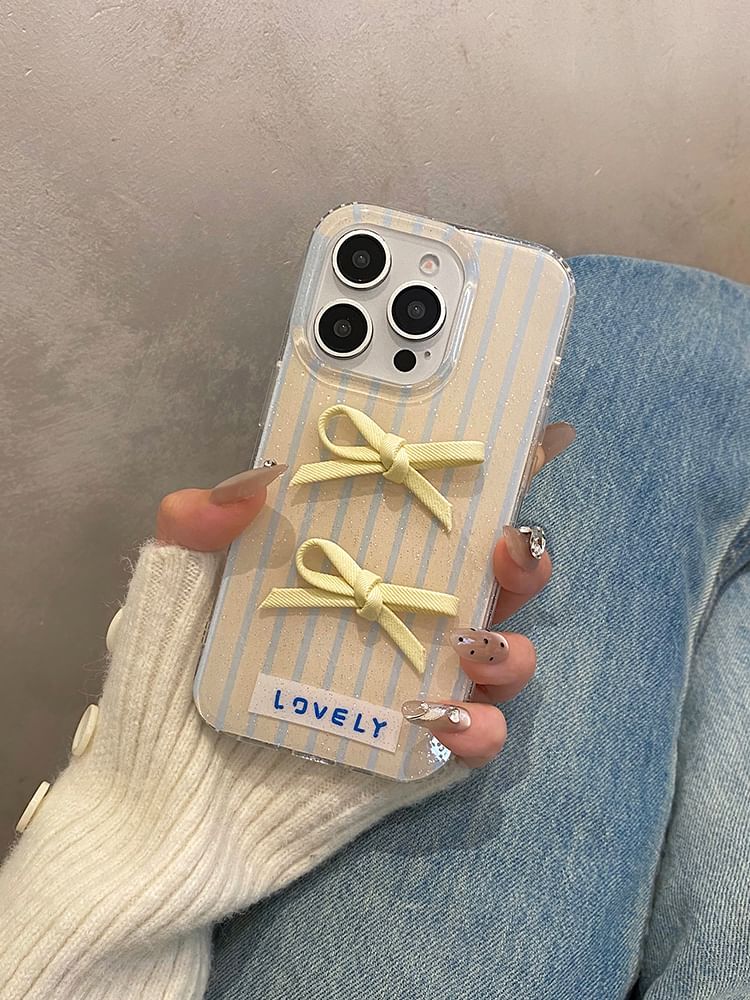 Phone Ribbon Case Striped