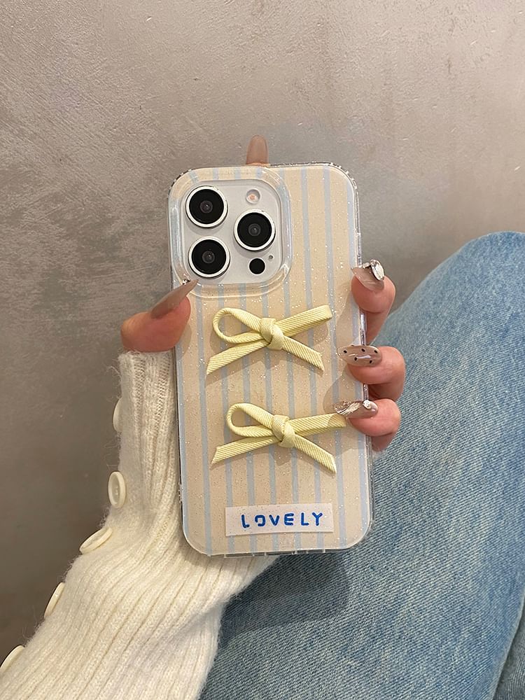 Phone Ribbon Case Striped
