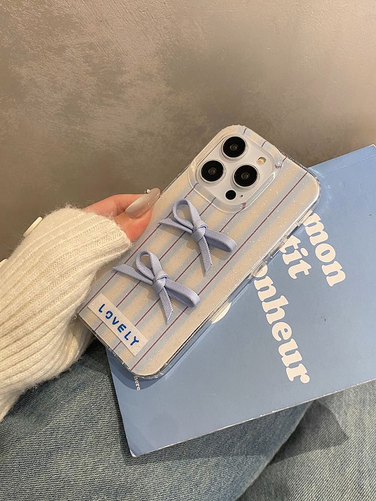 Phone Ribbon Case Striped