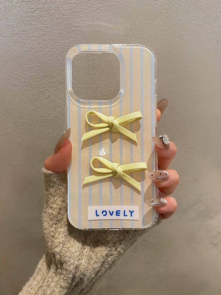Phone Ribbon Case Striped