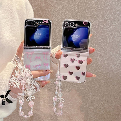 Heart / Bow Phone Case / Strap / Set