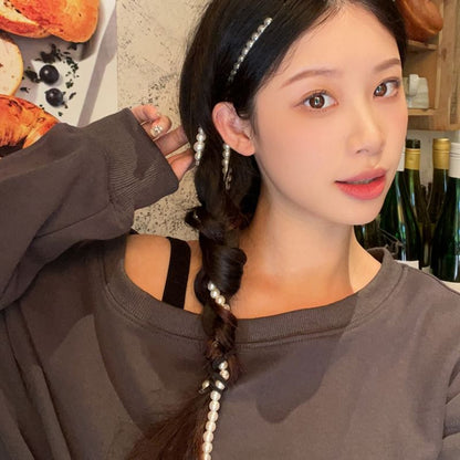 Pearl Hairband Faux Beaded