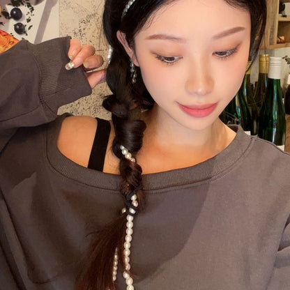 Pearl Hairband Faux Beaded