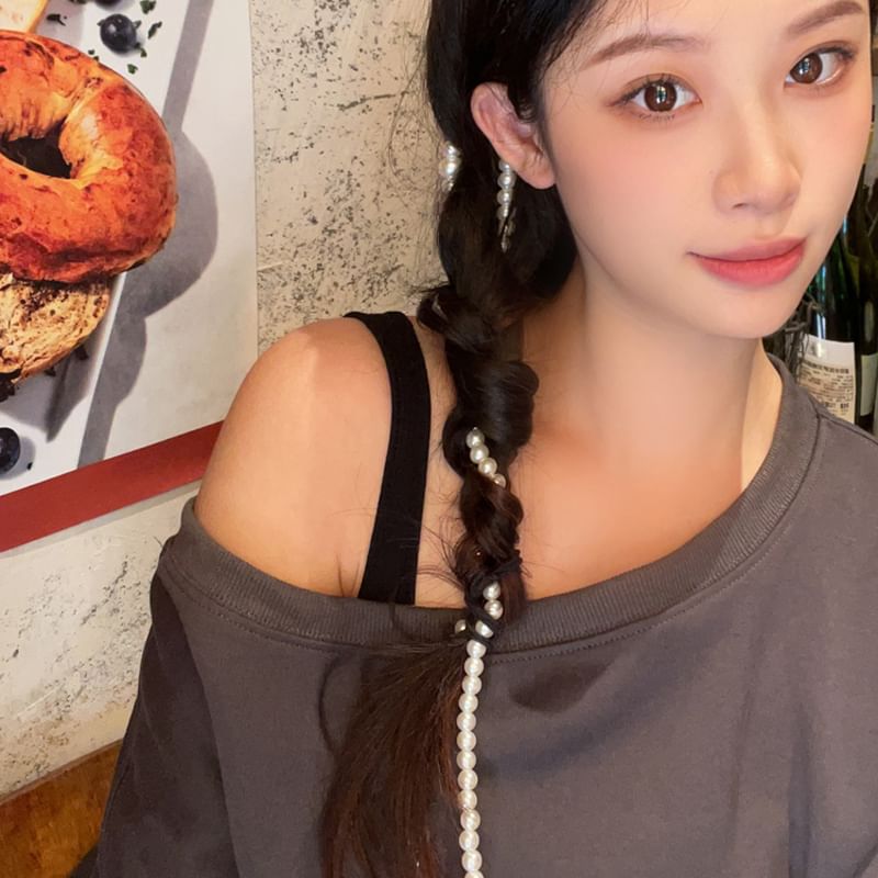 Pearl Hairband Faux Beaded