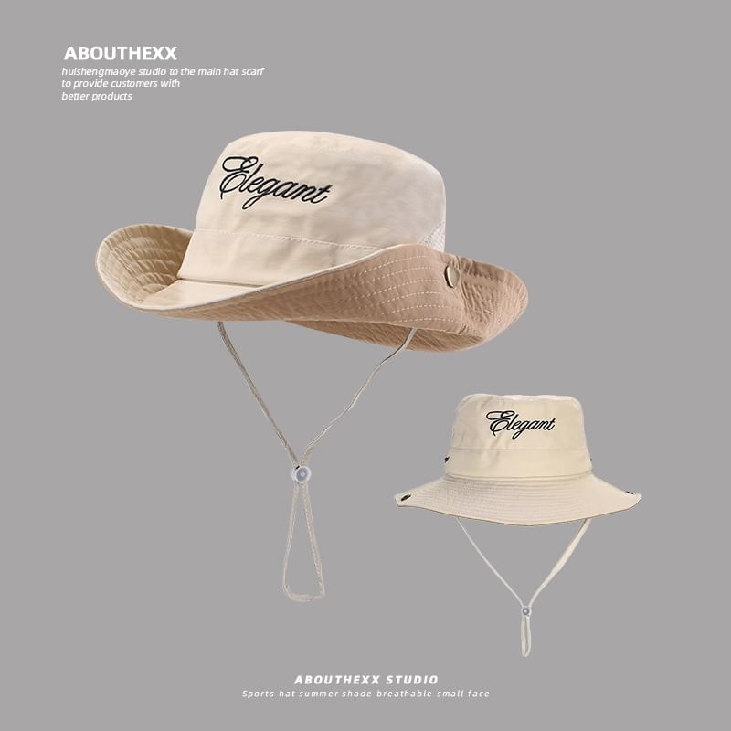 Embroidered Boonie Hat Lettering