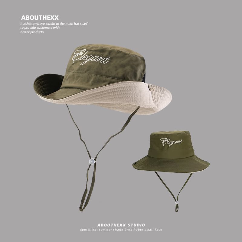 Embroidered Boonie Hat Lettering