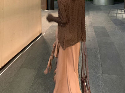 Ruffle Tie Butterfly Front Long Plain Dress / Top Print Sleeve Trim Midi Strapless V-Neck Bodycon