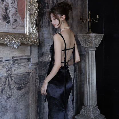 Spaghetti Ruched Maxi Dress Sheath Plain Sweetheart Strap Neck