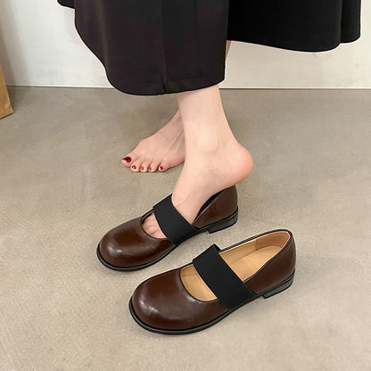 Faux Jane Leather Pumps Mary