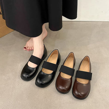 Faux Jane Leather Pumps Mary