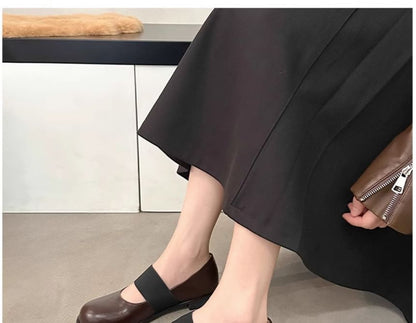 Faux Jane Leather Pumps Mary