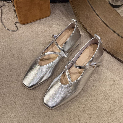 Hidden Toe Jane Square Wedge Mary Pumps