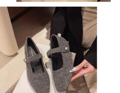 Toe Mary Jane Hidden Pumps Wedge Square