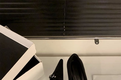 Buckled Pumps Heel Toe Pointed Kitten